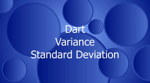 Dart: Calculating Variance and Standard Deviation