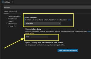 Change the Auto Save Delay in Visual Studio Code