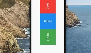 Flutter RotatedBox example
