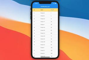 Example of sortable DataTable in Flutter (with explanations)