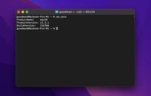 How to check your macOS version from Terminal