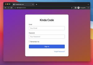 Styling a Login Page with Tailwind CSS