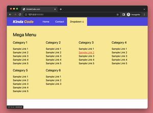 Tailwind CSS: How to Create a Mega Menu