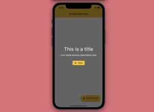 Flutter: Full-Screen Semi-Transparent Modal Dialog