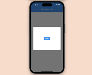 Working with Dialog in Flutter