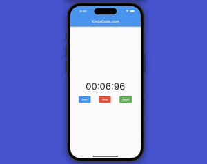 How to Create a Stopwatch in Flutter