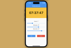 How to Create a Countdown Timer in Flutter