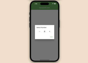 Flutter: Creating a Custom Number Stepper Input