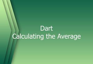 Dart: Calculating the Average of Data in a List