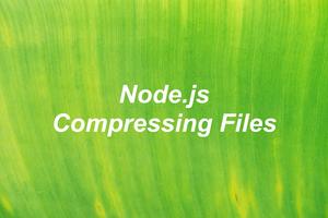 Node.js: How to Compress a File using Gzip format