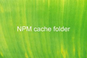 How to change NPM cache location (Windows & Mac)