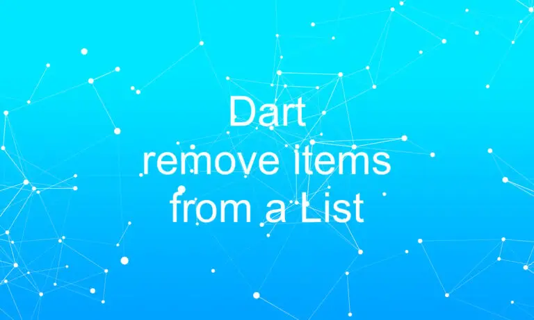 how-to-remove-items-from-a-list-in-dart-kindacode