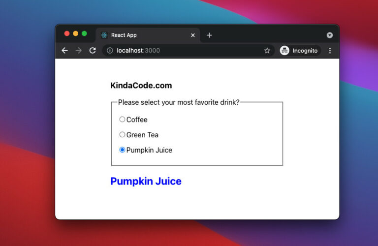 react-typescript-working-with-radio-button-groups-kindacode