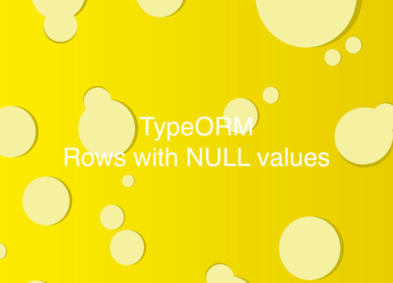 typeorm-selecting-rows-with-null-values-kindacode