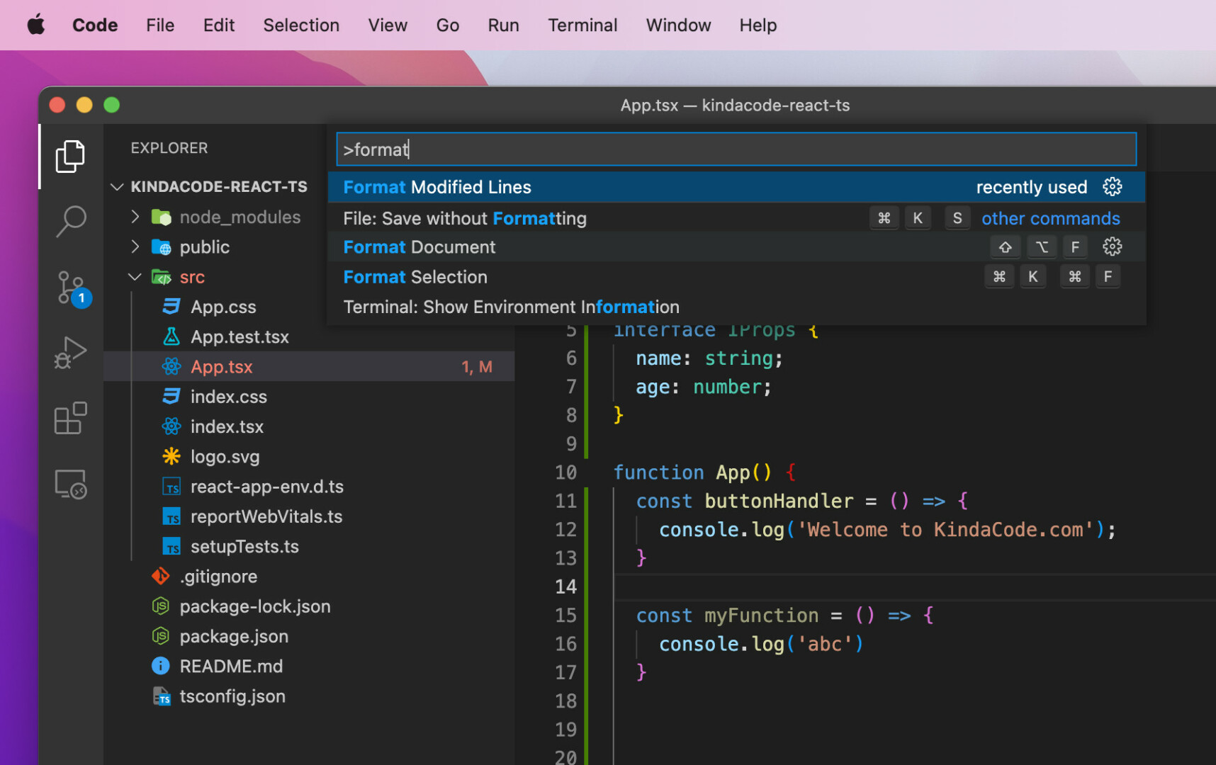 How To Format Code In VS Code Visual Studio Code KindaCode